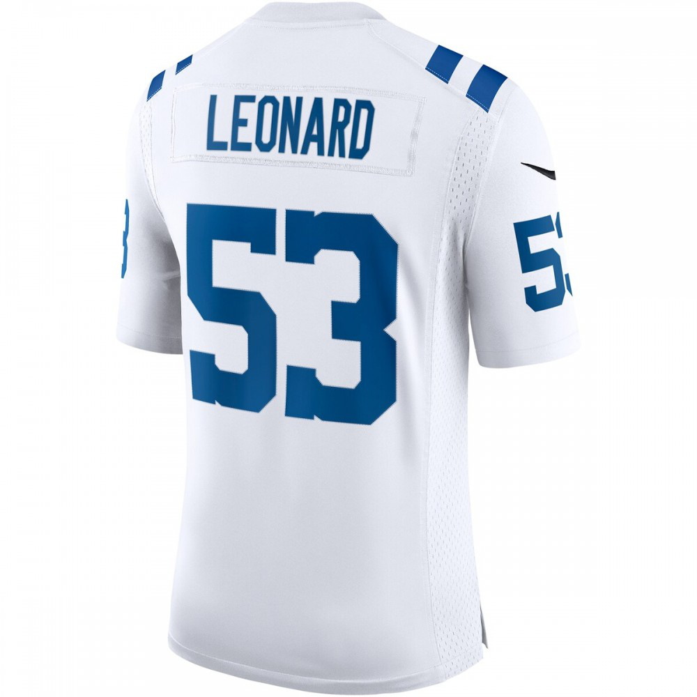 Shaquille Leonard Indianapolis Colts Nike Vapor Limited Jersey - White-Profan Arena